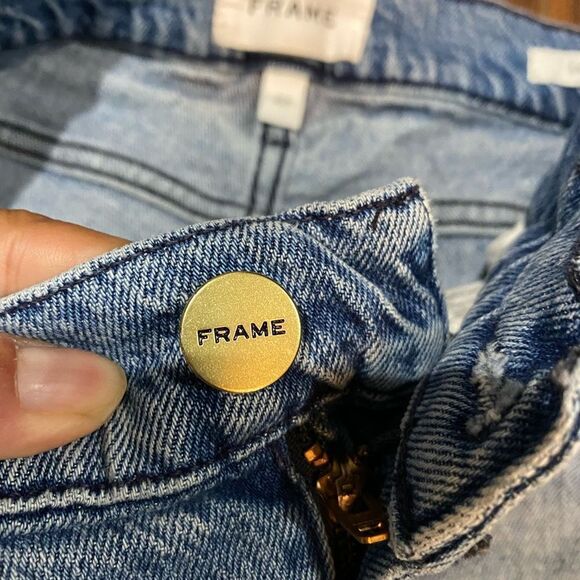 Frame Le Garcon in Beldon Rips jeans skinny - Picture 5 of 7